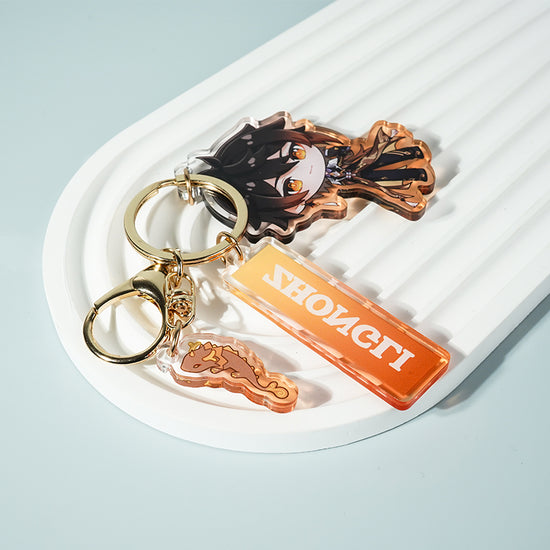 zhongli genshin-Key chain zhongli genshin-Key chain