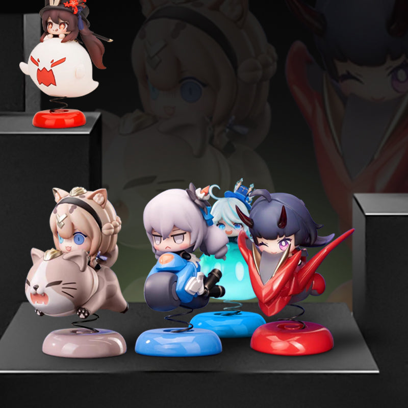 Honkai Figurine Ornament – Adorable Bobble-Head Heroes from the Honkai Universe