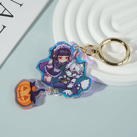Zenless Zone Zero Lycaon & Ellen Joe Acrylic Keychain Zenless Zone Zero Lycaon & Ellen Joe Acrylic Keychain