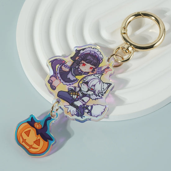 Zenless Zone Zero Lycaon & Ellen Joe Acrylic Keychain Zenless Zone Zero Lycaon & Ellen Joe Acrylic Keychain