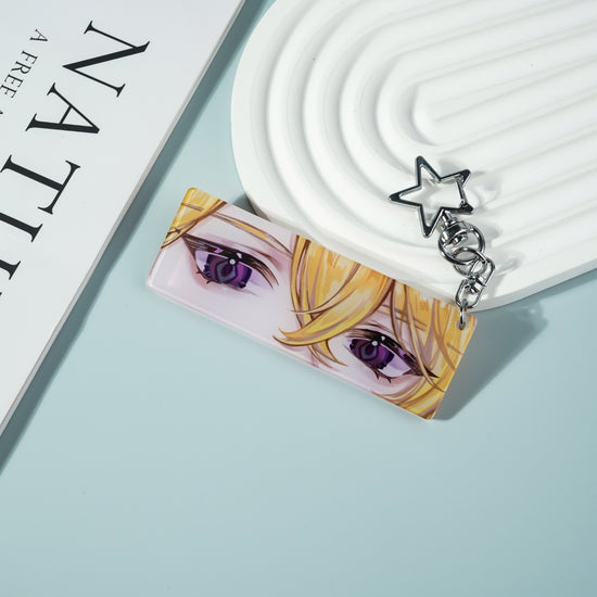 Acrylic Keychain Eyes that glow Honkai: Star Rail Aventurine Acrylic Keychain Eyes that glow Honkai: Star Rail Aventurine