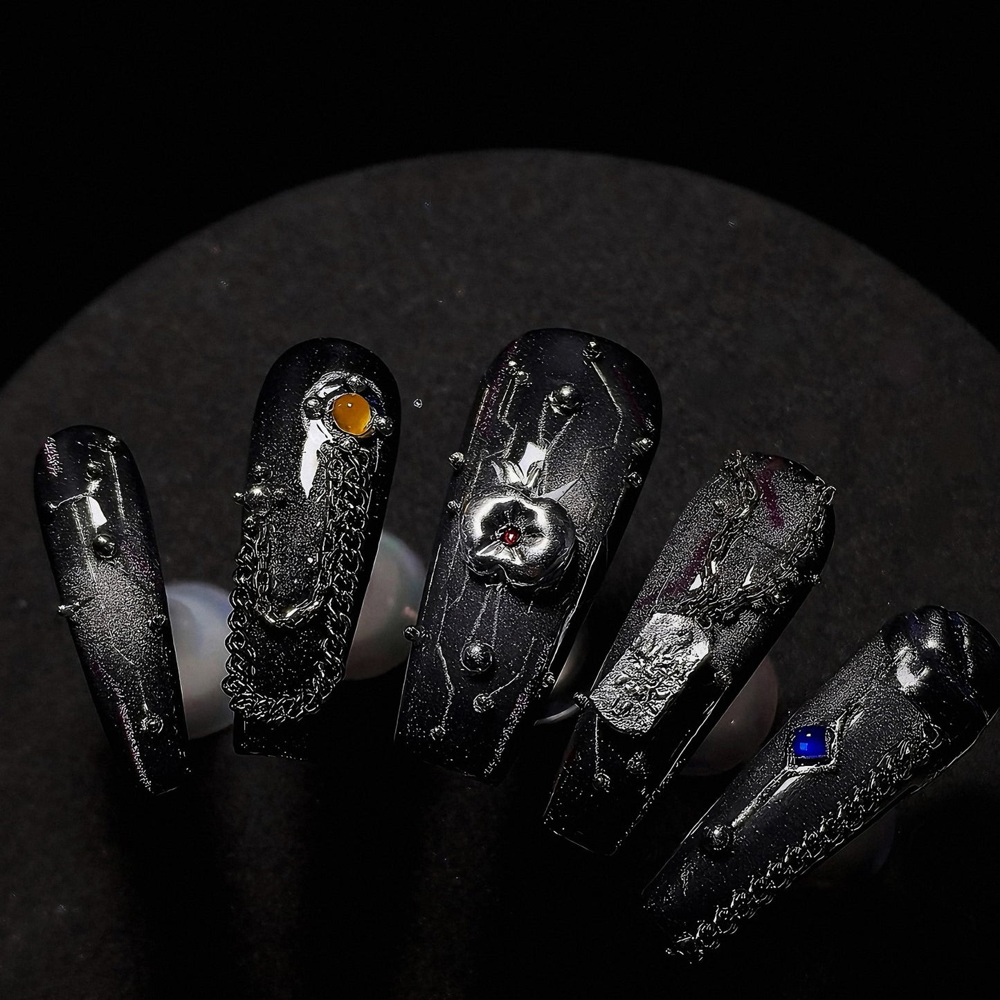 Love and Deepspace Caleb Inspired Elegant Nail Art Set