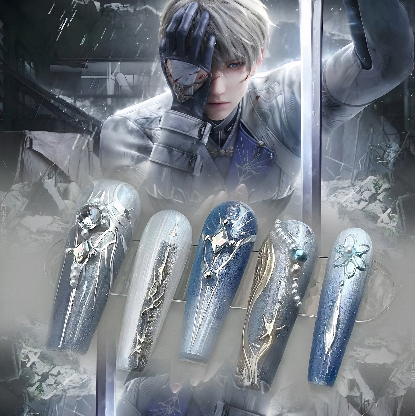 Xavier-Inspired DeepSpace Nail Art