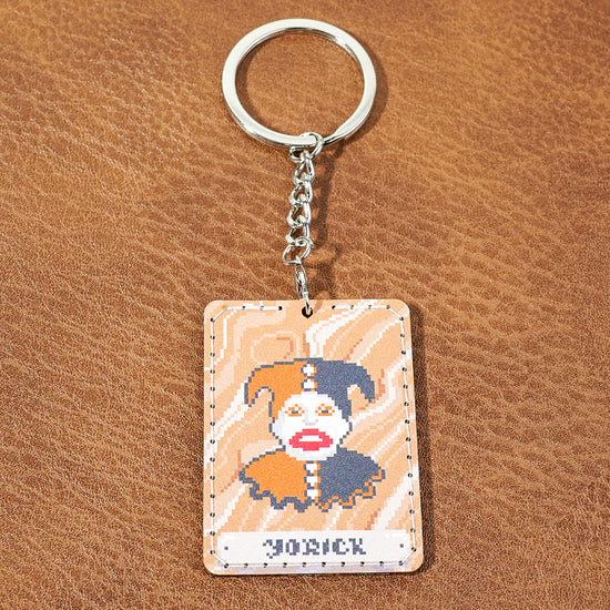 Leather Keychain Balatro Legendary Joker