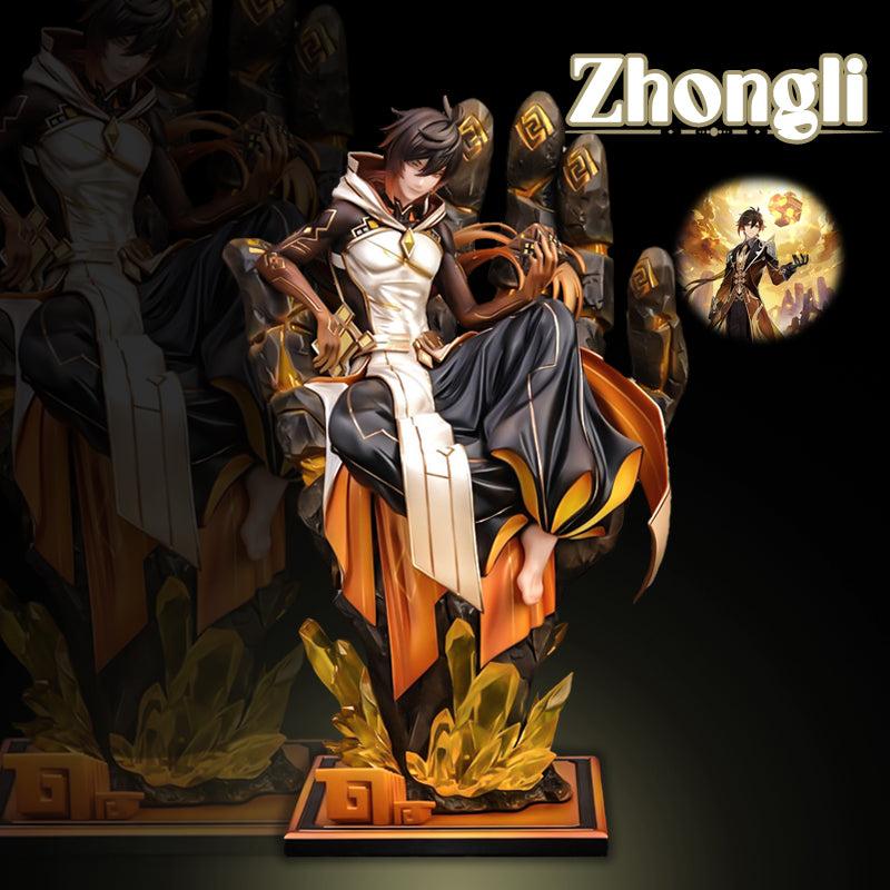 Genshin Impact Zhongli Figure – Geo Archon's Elegant Pose Collectible