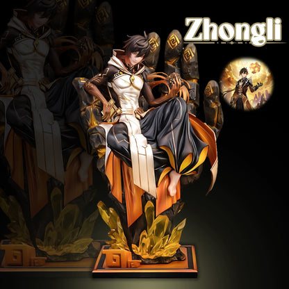 Genshin Impact Zhongli Figure – Geo Archon's Elegant Pose Collectible