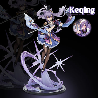 Genshin Impact Keqing Figure – Lightning Elegance in Motion