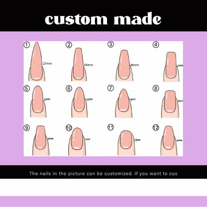 Caleb's Apple Manicure – Summer Orchard Press-On Nails