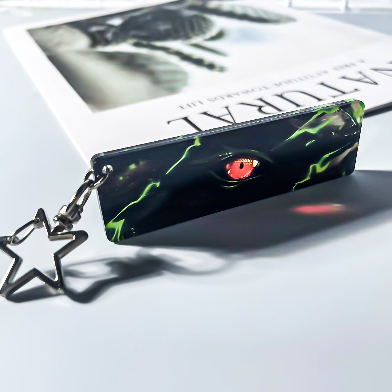 Monster Hunter Astalos - Thunderstrike Eyebar Keychain