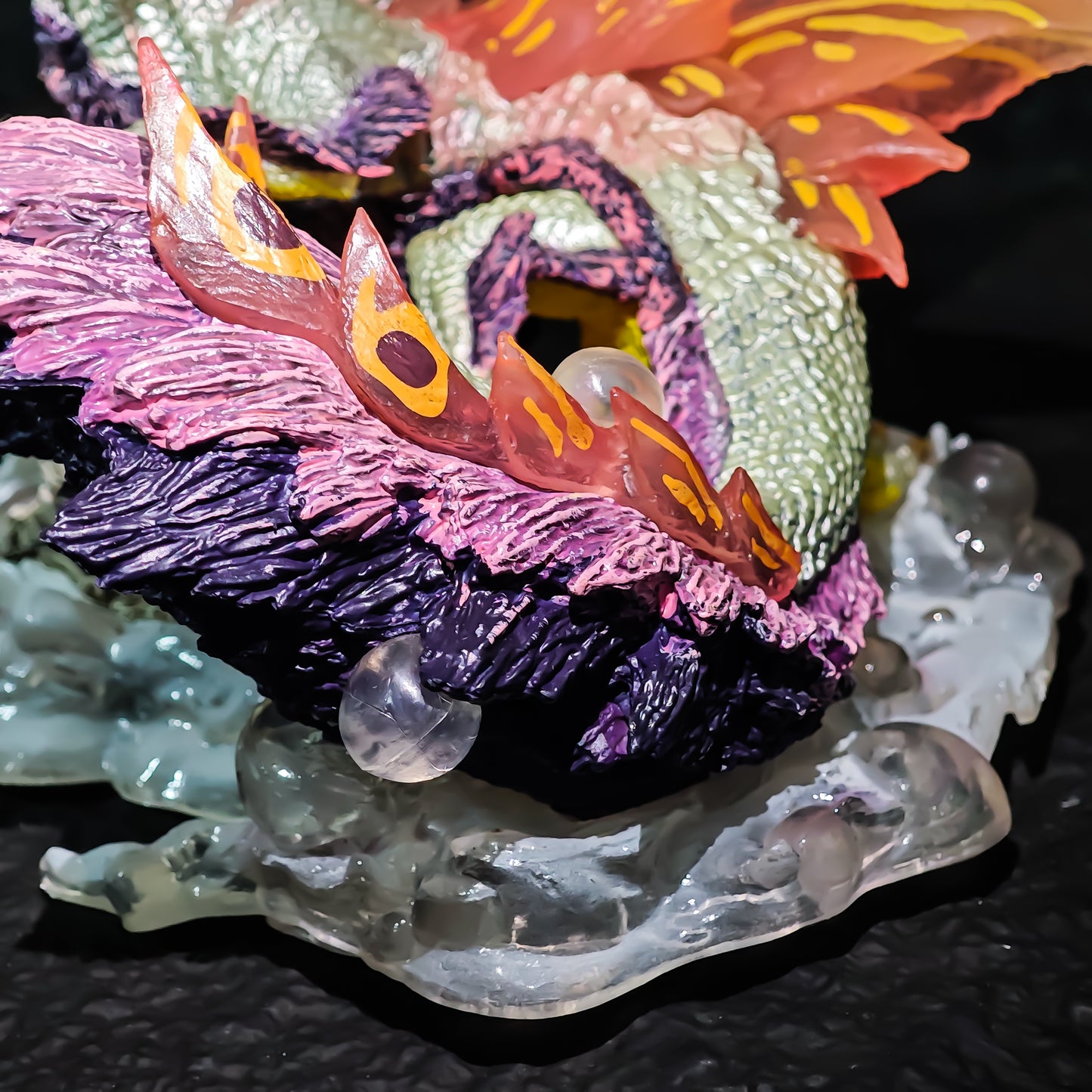 Mizutsune-Monster Hand-Painted PVC Figure – Elegant Design with Bubble Effects