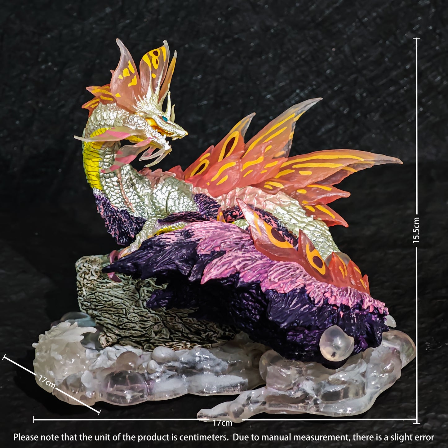 Mizutsune-Monster Hand-Painted PVC Figure – Elegant Design with Bubble Effects