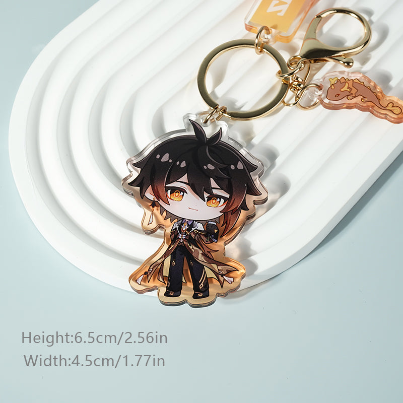 zhongli genshin-Key chain