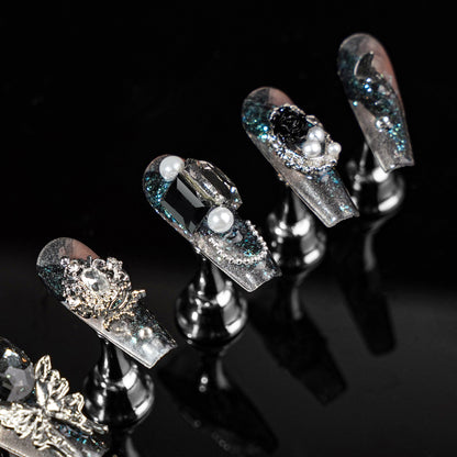 Zayne Nail Set – Midnight Elegance in Every Detail