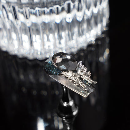 Zayne Nail Set – Midnight Elegance in Every Detail