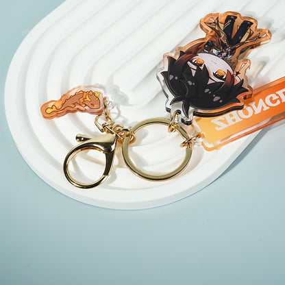 zhongli genshin-Key chain