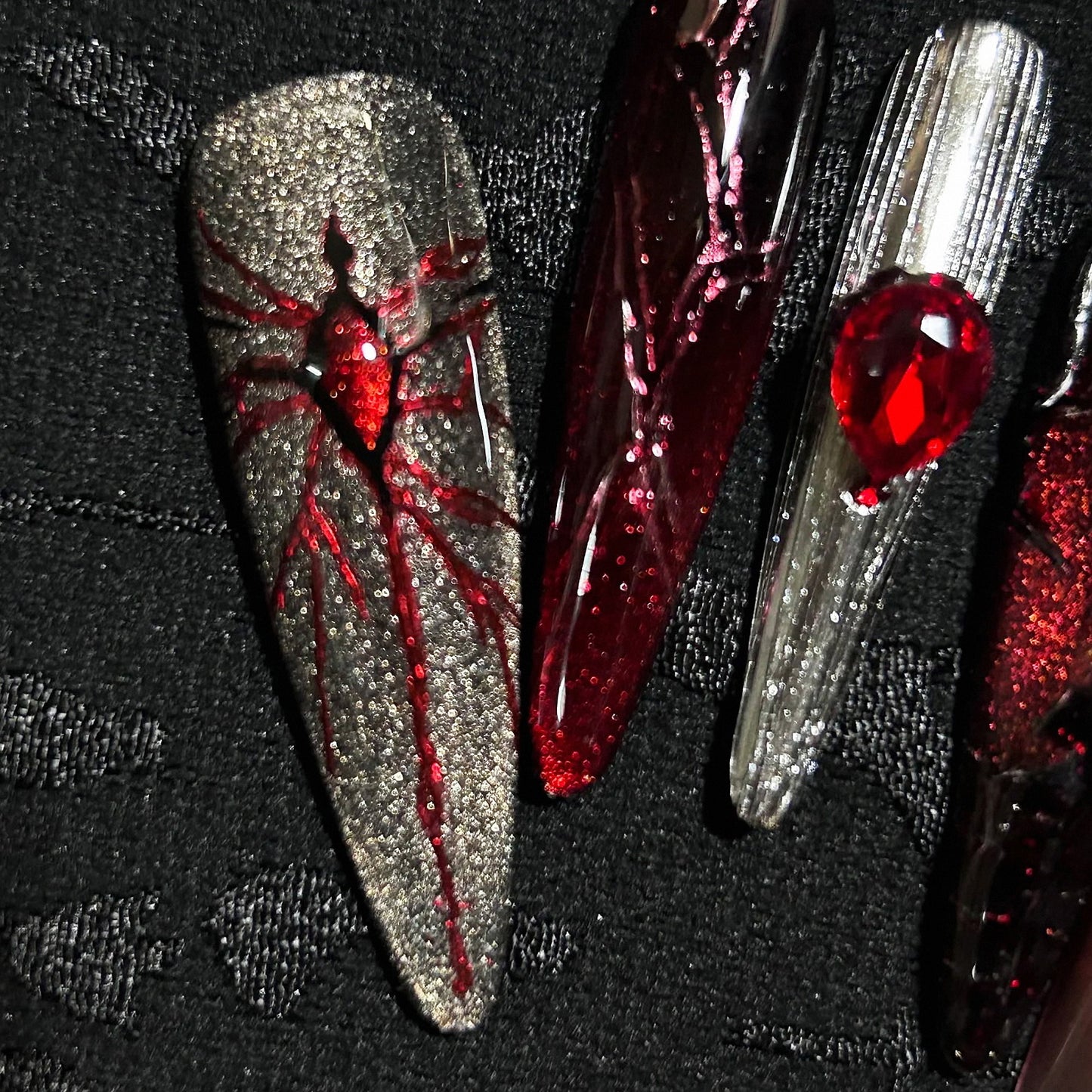 Nail Art Near Me | Sylus-Inspired Love and Deep Space Manicure