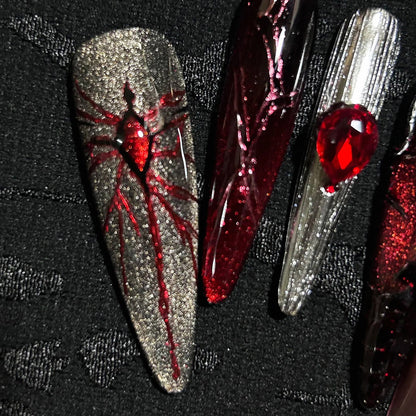 Nail Art Near Me | Sylus-Inspired Love and Deep Space Manicure