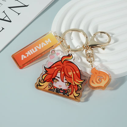 Pyro Archon-Genshin Impact Mavuika-Key chain