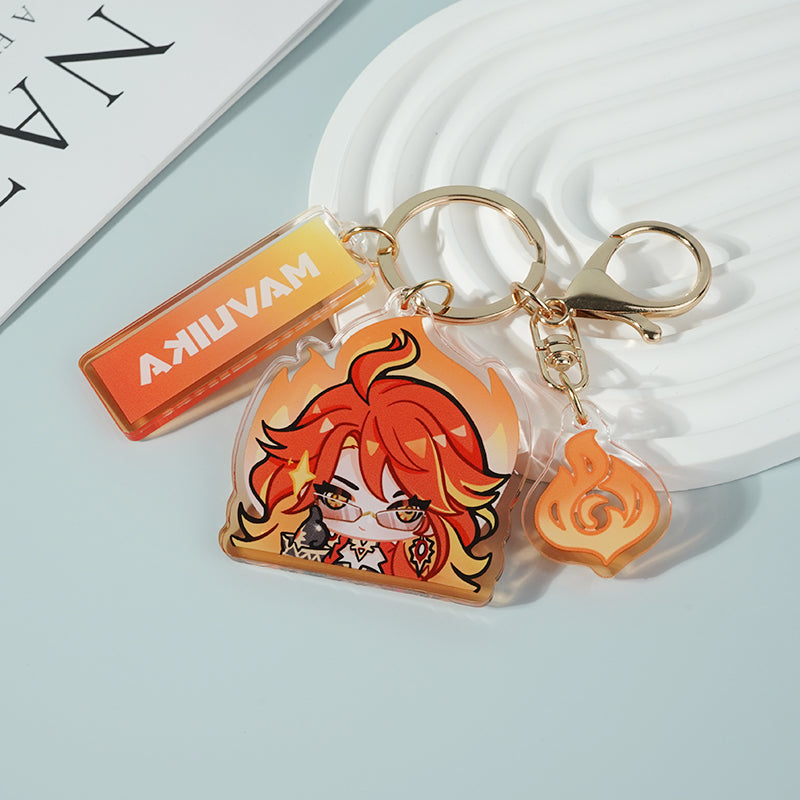 pyro archon mavuika-Genshin Impact -Key chain