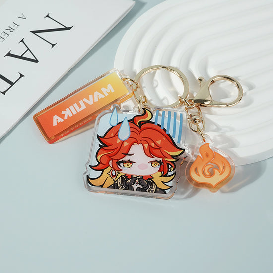 genshin impact mavuika-Key chain