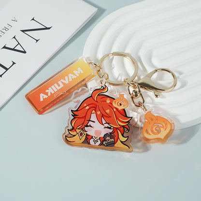 mavuika genshin-Key chain