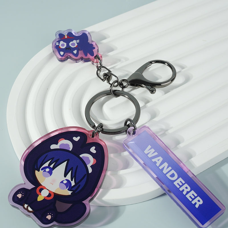 wanderer genshin--Key chain
