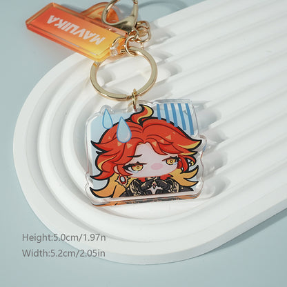 genshin impact mavuika-Key chain