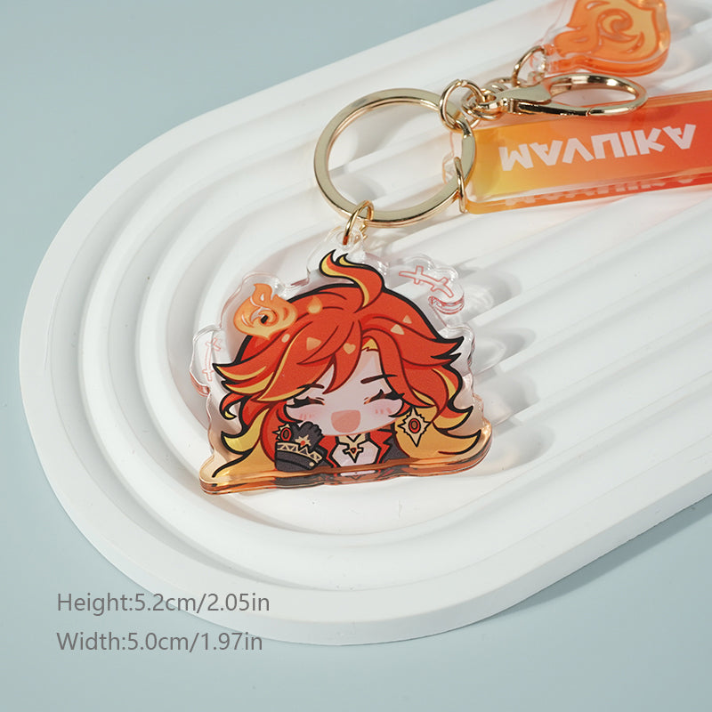 mavuika genshin-Key chain