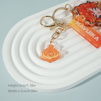 mavuika genshin-Key chain