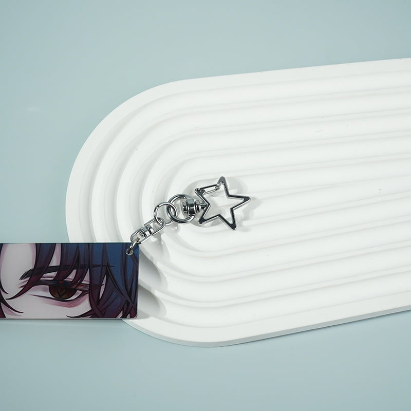 Glowing Eye Design Acrylic Honkai Star Rail Blade Keychain