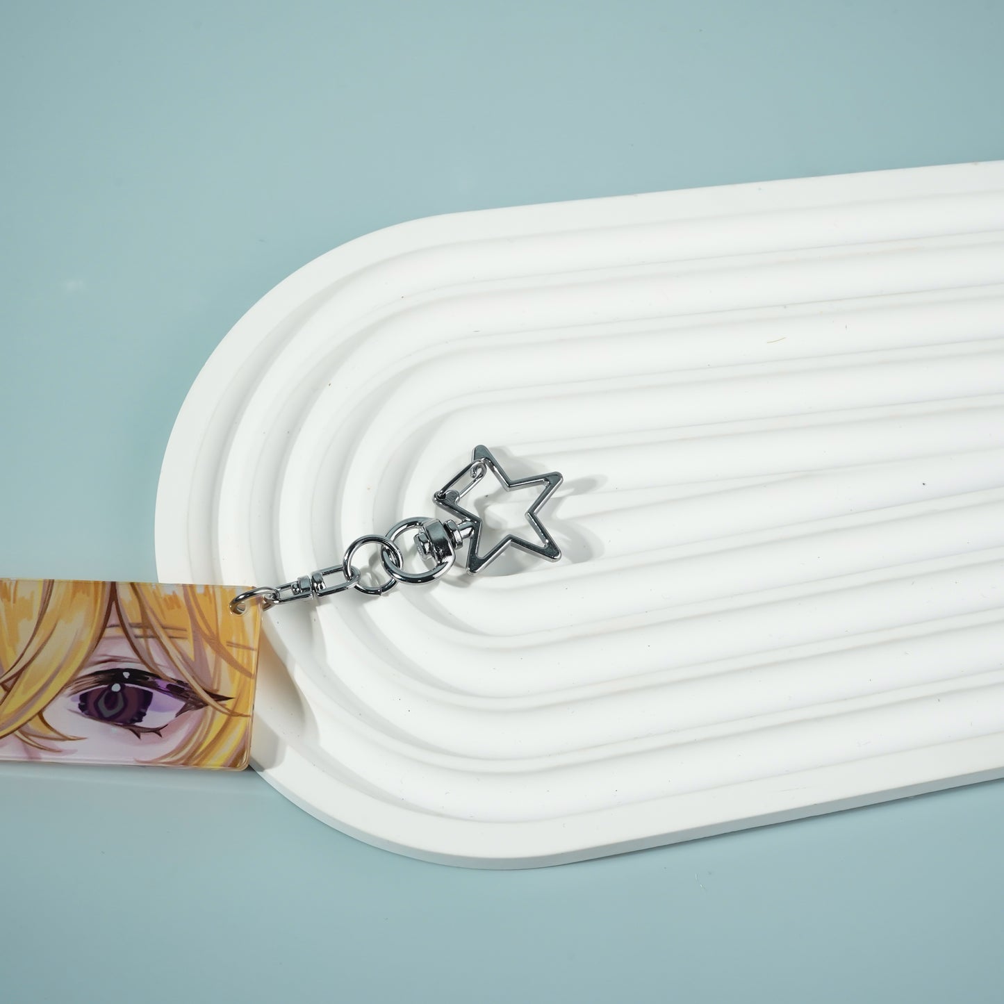 Acrylic Keychain Eyes that glow Honkai: Star Rail Sanka