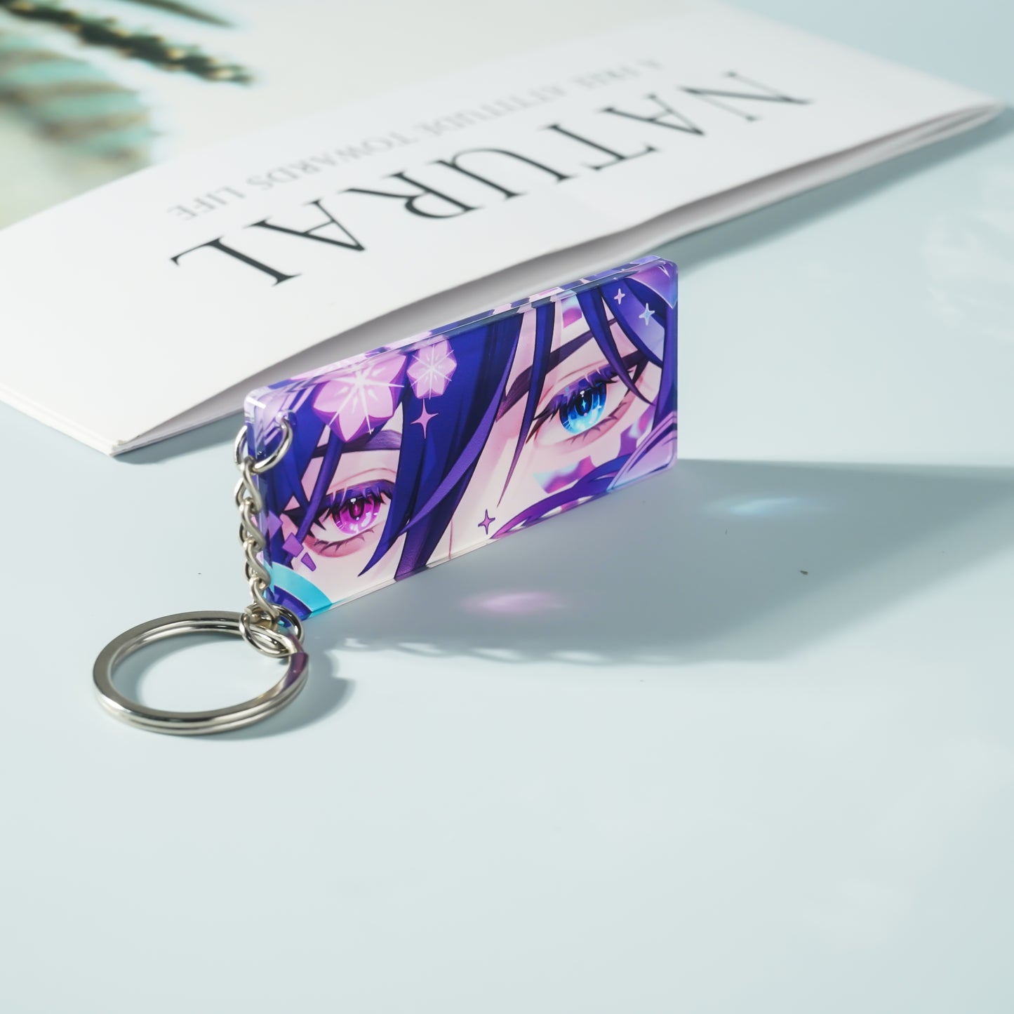 Genshin Impact Acrylic Keychain Glow in the dark Eyes