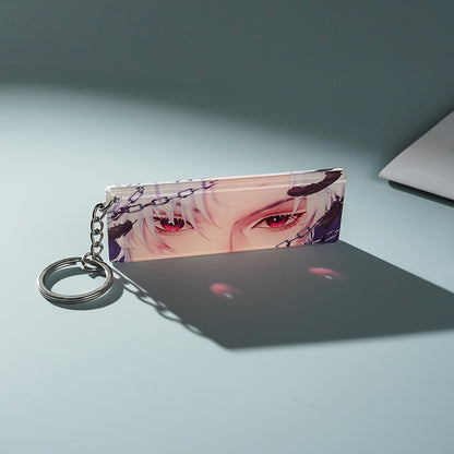 Love and Deepspace keychain Sylus Eyes are feature